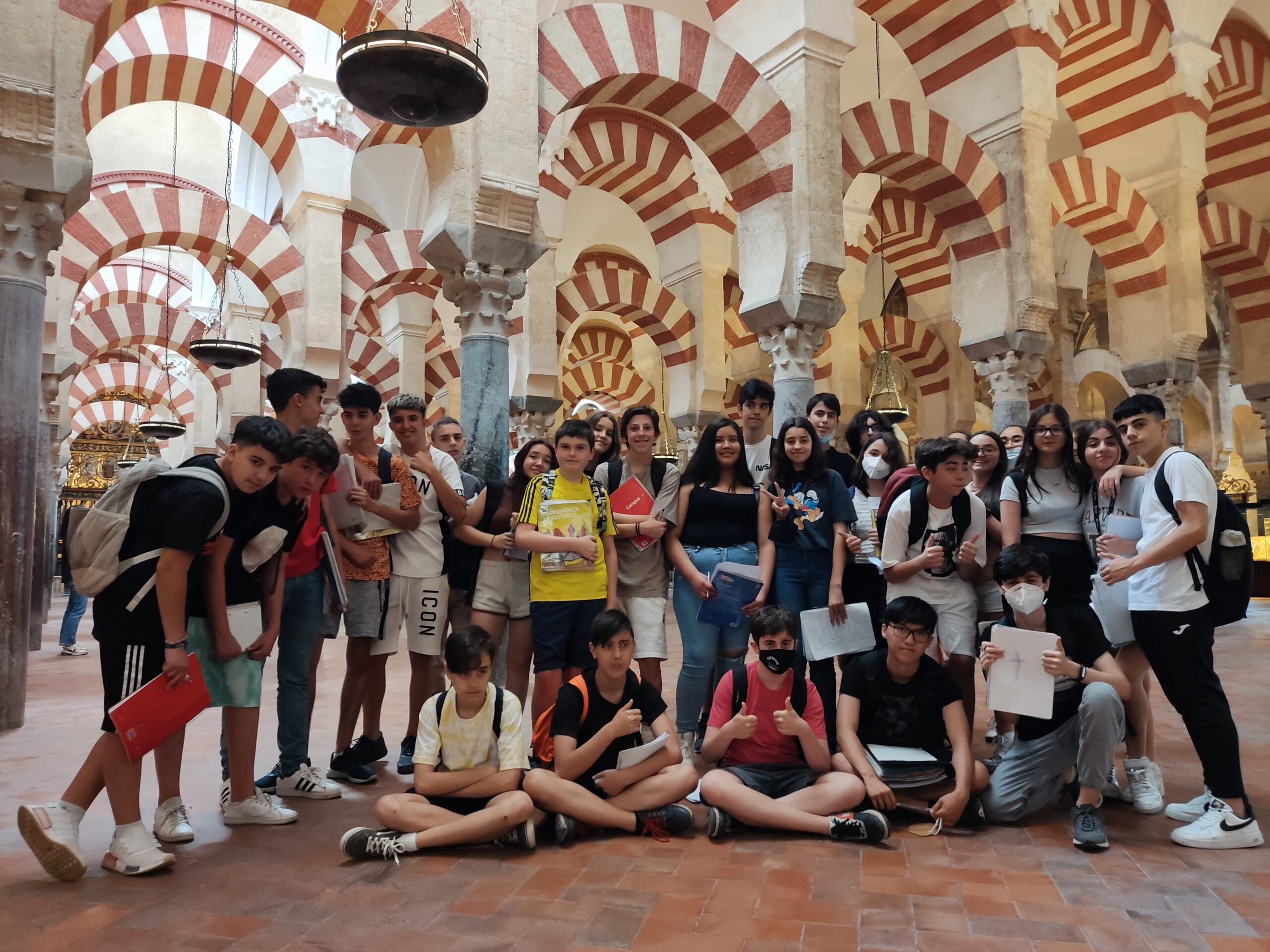 El grupo de2º de la ESO de Ferroviario viaja en el tiempo a través de la Mezquita de Córdoba